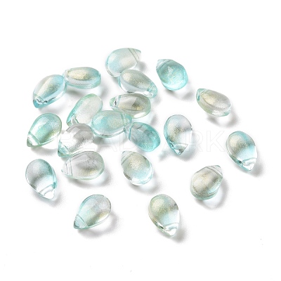 Transparent Glass Charms GGLA-M004-05B-02-1