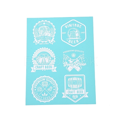 2 Pcs Self-Adhesive Silk Screen Printing Stencil Diamond Pattern