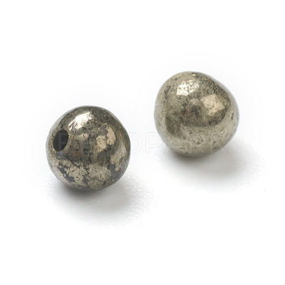 Natural Pyrite Beads G-H267-03A-1