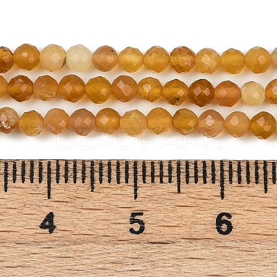 Natural Yellow Opal Beads Strands G-D306-A05-3mm-1