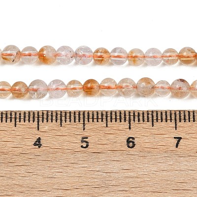 Heated Natural Citrine Bead Strands G-P466-01E-01-1