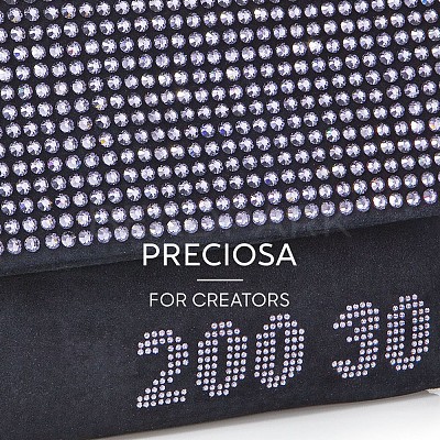 Preciosa® Crystal Hotfix Flatback Stones Y-PRC-HSS8-00030-244-1