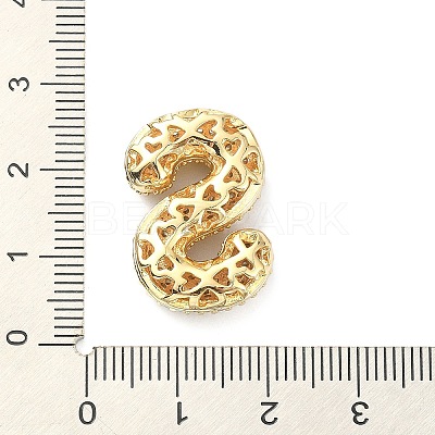 Rack Plating Brass Micro Pave Cubic Zirconia Pendants KK-Q790-01S-G-1