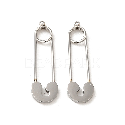 Non-Tarnish 304 Stainless Steel Pendants STAS-L022-382P-1