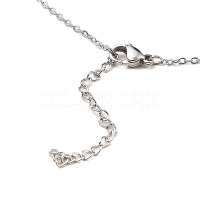 Non-Tarnish Stainless Steel Pendants Necklaces NJEW-K267-01C-P-1