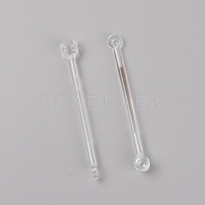 Plastic Stand Base Action Figure Display Holder ODIS-WH0018-87B-1