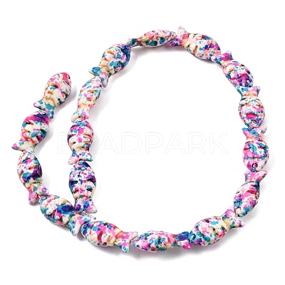 Dyed Synthetic Turquoise Beads Strands GG-CBAAE19-08C-1