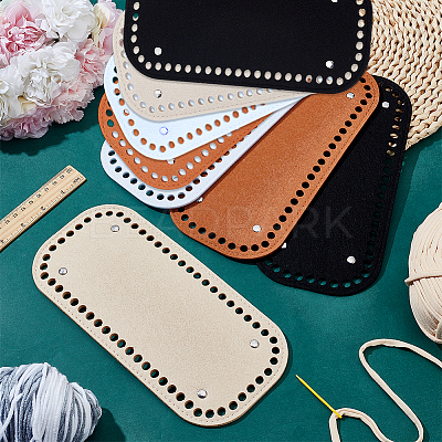 8Pcs 4 Colors Rectangle Felt Bag Bottom FIND-PH0024-17B-1