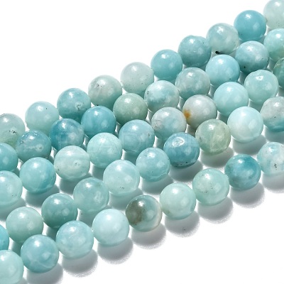 Natural Amazonite Beads Strands Grade A+ X-G-J388-01-1