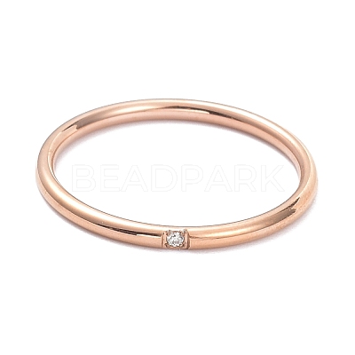 Ion Plating(IP) 304 Stainless Steel Finger Rings RJEW-J071-09-RG-1