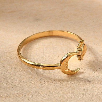 304 Stainless Steel Finger Rings AJEW-Z009-02B-G-1