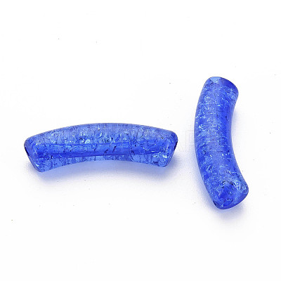 Transparent Crackle Acrylic Beads CACR-S009-001A-N86-1