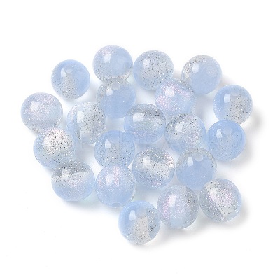Two Tone Resin Beads RESI-Q025-02B-B-1