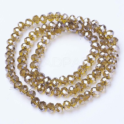 Electroplate Glass Beads Strands LS-EGLA-A034-T6mm-A12-1