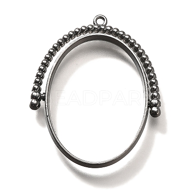 Alloy Open Back Bezel Pendants PALLOY-I223-11B-1