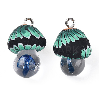 Handmade Polymer Clay Pendants CLAY-N010-065-C01-1