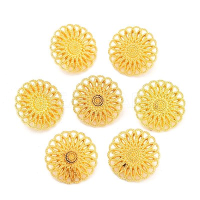 Tibetan Style Shank Buttons TIBE-R179-RG-LF-1