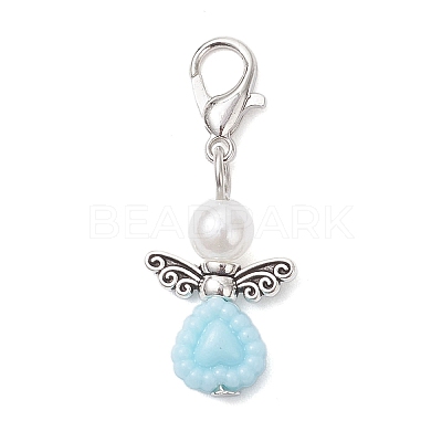Angel Acrylic Pendant Decorations HJEW-JM04015-01-1