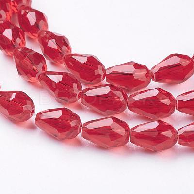 Glass Beads Strands GLAA-R024-11x8mm-M-1