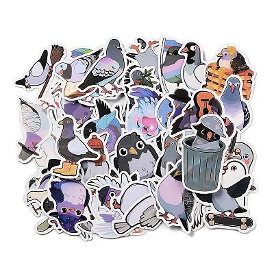 50Pcs Paper Stickers DIY-M055-03-1