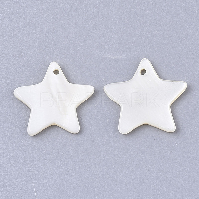 Freshwater Shell Pendants LS-SHEL-S276-60C-1