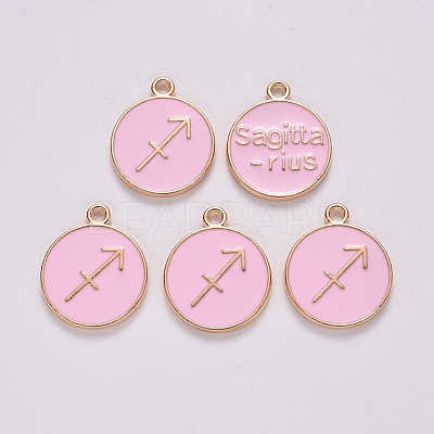 Alloy Enamel Pendants LS-X-ENAM-S124-01B-09F-1