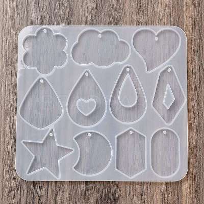 Geometric Earrings Pendants DIY Silicone Mold DIY-Q033-01B-1