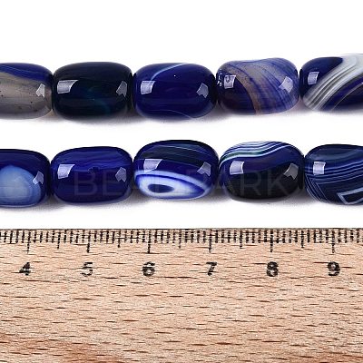 Natural Agate Beads Strands G-N356-02B-08-1