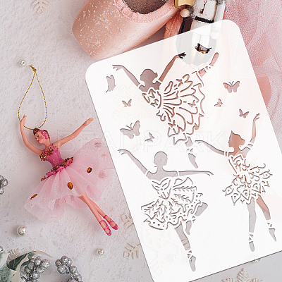 Plastic Drawing Painting Stencils Templates DIY-WH0396-0117-1