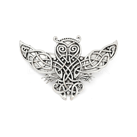 Viking Style Zinc Alloy Snap Hair Clips For Women PHAR-B090-01AS-04-1