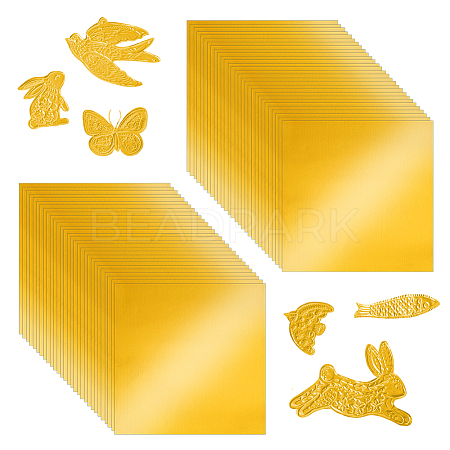 Aluminum Foil Paper Sheets for Craft Engraving OFST-WH0004-158B-1