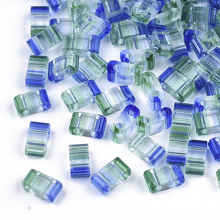 2-Hole Glass Seed Beads SEED-S023-38B-06-1
