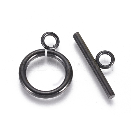 304 Stainless Steel Toggle Clasps STAS-G130-39B-1