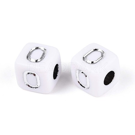 Opaque Acrylic Beads SACR-T035-03O-1