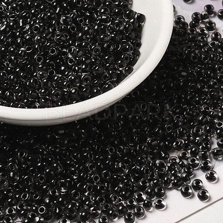 8/0 Transparent Glass Seed Beads SEED-F003-03B-08-1