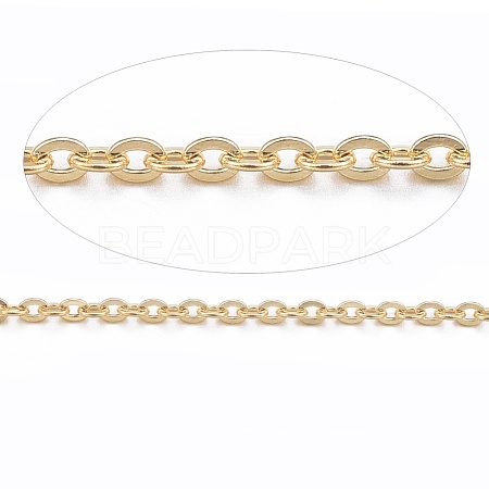 3.28 Feet Ion Plating(IP) 304 Stainless Steel Cable Chains X-CHS-E004-01G-1