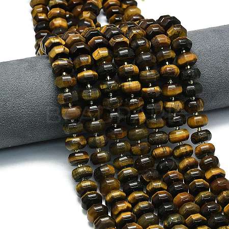 Natural Tiger Eye Beads Strands G-P573-B06-01-1