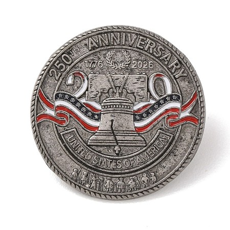 Alloy USA 250th Anniversary Commemorative Lapel Pin Backs JEWB-B046-01D-B-1