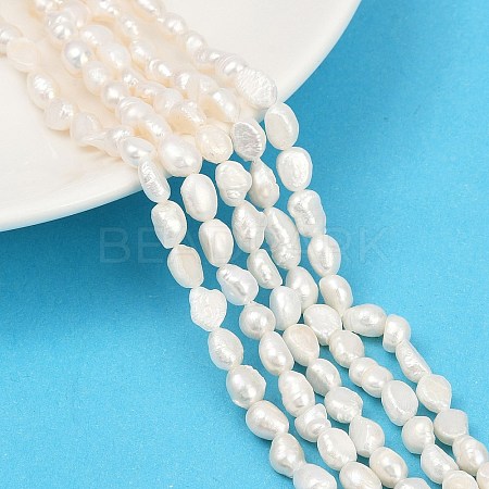 Natural Cultured Freshwater Pearl Beads Strands PEAR-P064-20H-02A-1