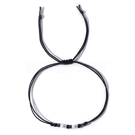 Adjustable Glass Seed Beaded Friendship Braided Bracelets for Daily Wear and Gifts BE2039-11-1