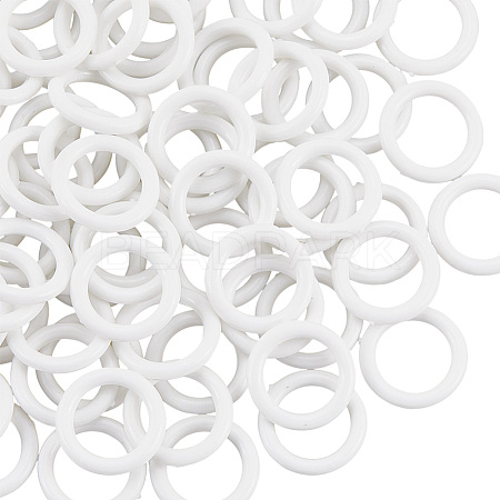 100Pcs Plastic Linking Rings KY-CN0001-01B-1