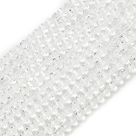 Transparent Glass Beads Strands GLAA-G125-01A-01-1