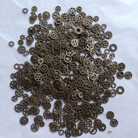 Zinc Alloy  Open Back Bezel Cabochons PALLOY-WH0072-82AB-RS-1