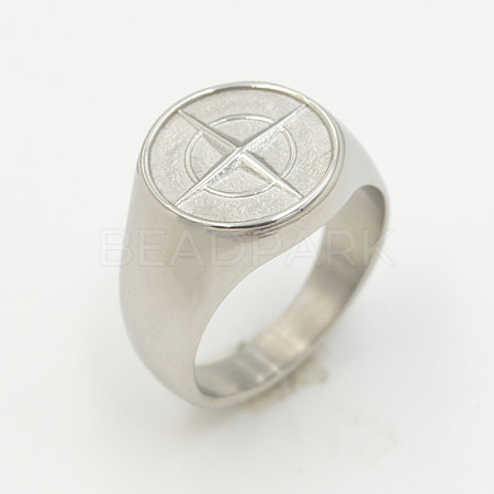 304 Stainless Steel Finger Rings FS-WG5F41B-65-1
