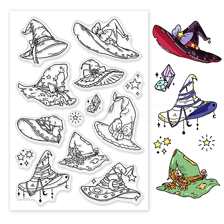 Custom PVC Plastic Clear Stamps DIY-WH0618-0085-1