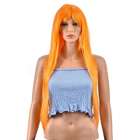 31.5 inch(80cm) Long Straight Cosplay Party Wigs OHAR-I015-11N-1