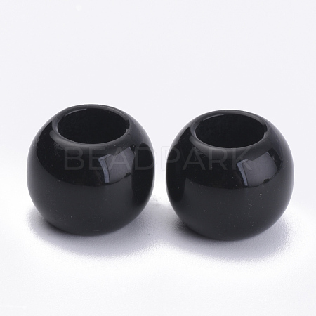 Opaque Acrylic Beads X-SACR-S300-15B-02-1