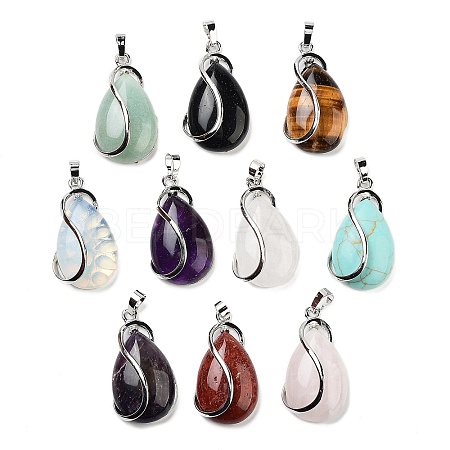 Mixed Stone Pendants G-H1577-M-1