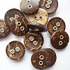 Round Carved 2-hole Basic Sewing Button NNA0Z17-1