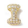 Brass Micro Pave Cubic Zirconia Beads X-KK-P290-61G-I-1